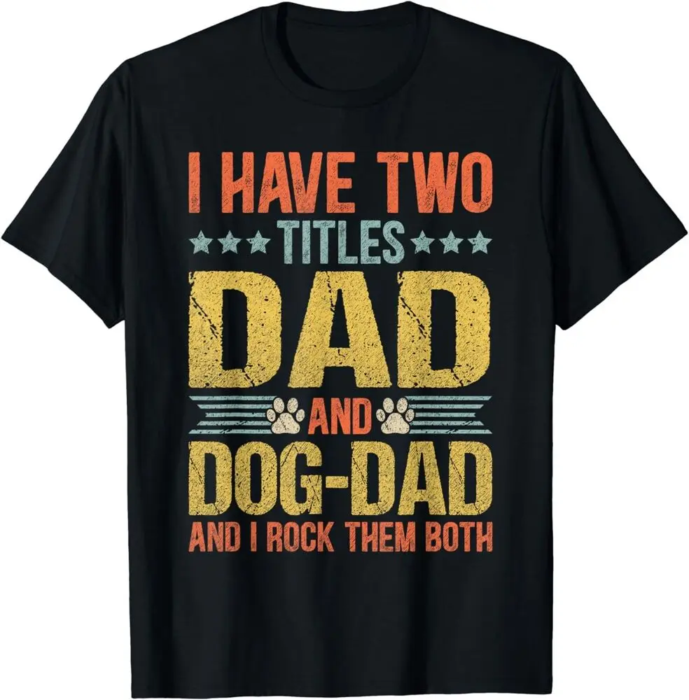 

Dog Lover Dad Puppy Father Quote Fathers Day Saying T-Shirt Anime Graphic T-shirts Y2K Tops Unisex Summer Short Sleeve