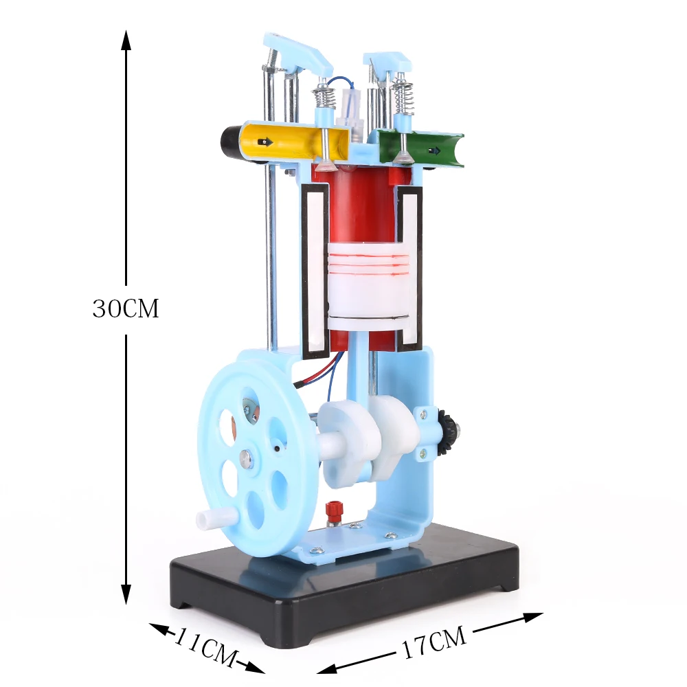 Gasoline Engine Plastic Model Four-stroke Demonstration Scientific Physics Teaching Experimental Instrument