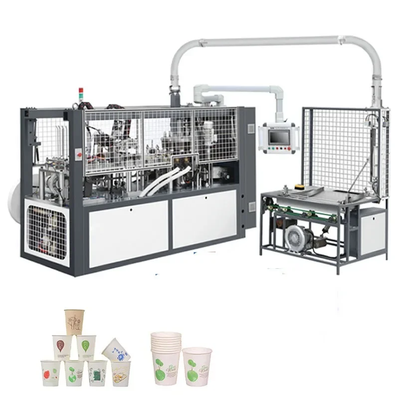 Automatic Double Wall Paper Coffee Cup Making Machine Factory Price Ripple Hot Drink Coffee Tea Paper Product Making Machinery