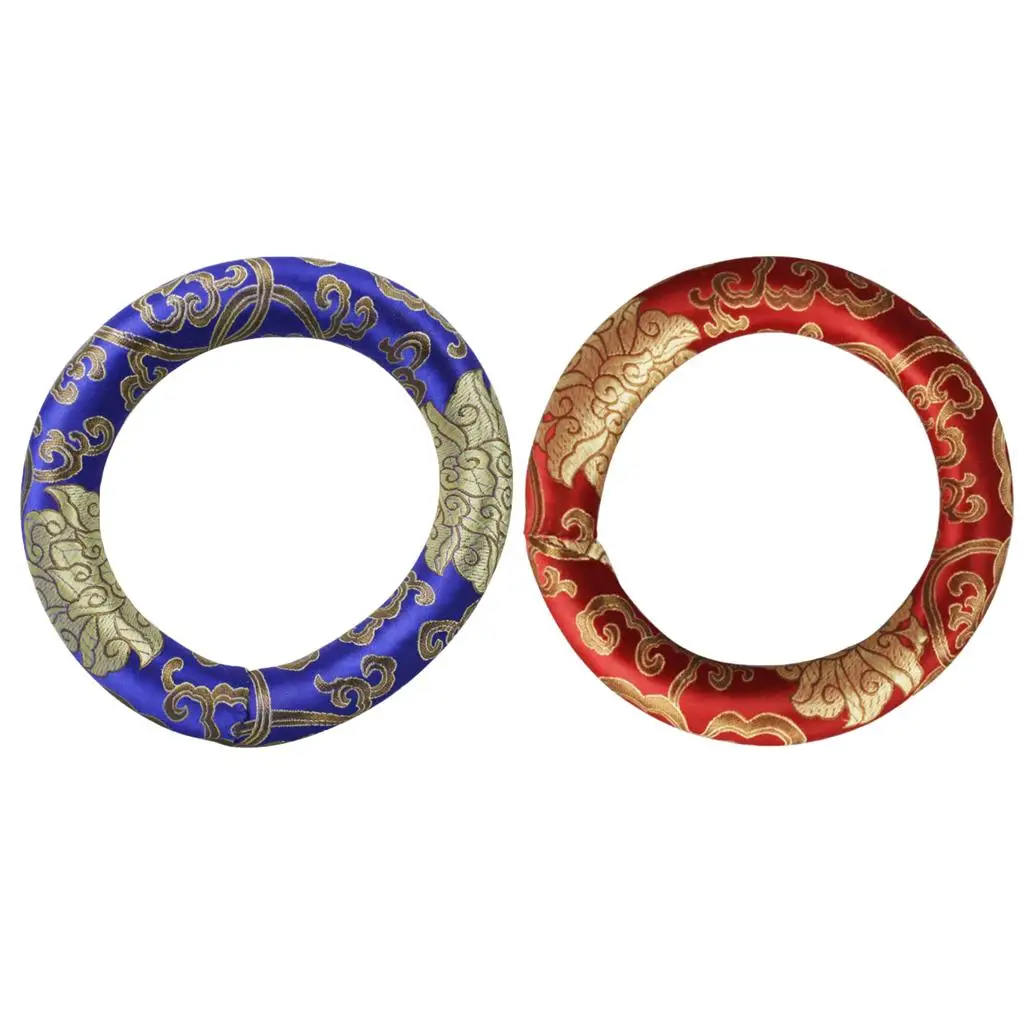 

Buddhism Tibetan Singing Bowl Cushion Ring Pillow for Home Decoration Gift