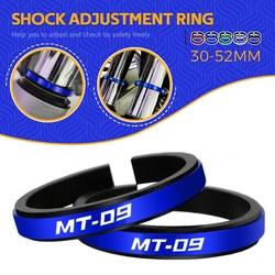 FOR YAMAHA MT09 MT-09 2014-2023 2024 Motorcycle Adjustment Shock Absorber Auxiliary Rubber Ring CNC Accessories Fit 30MM-52MM
