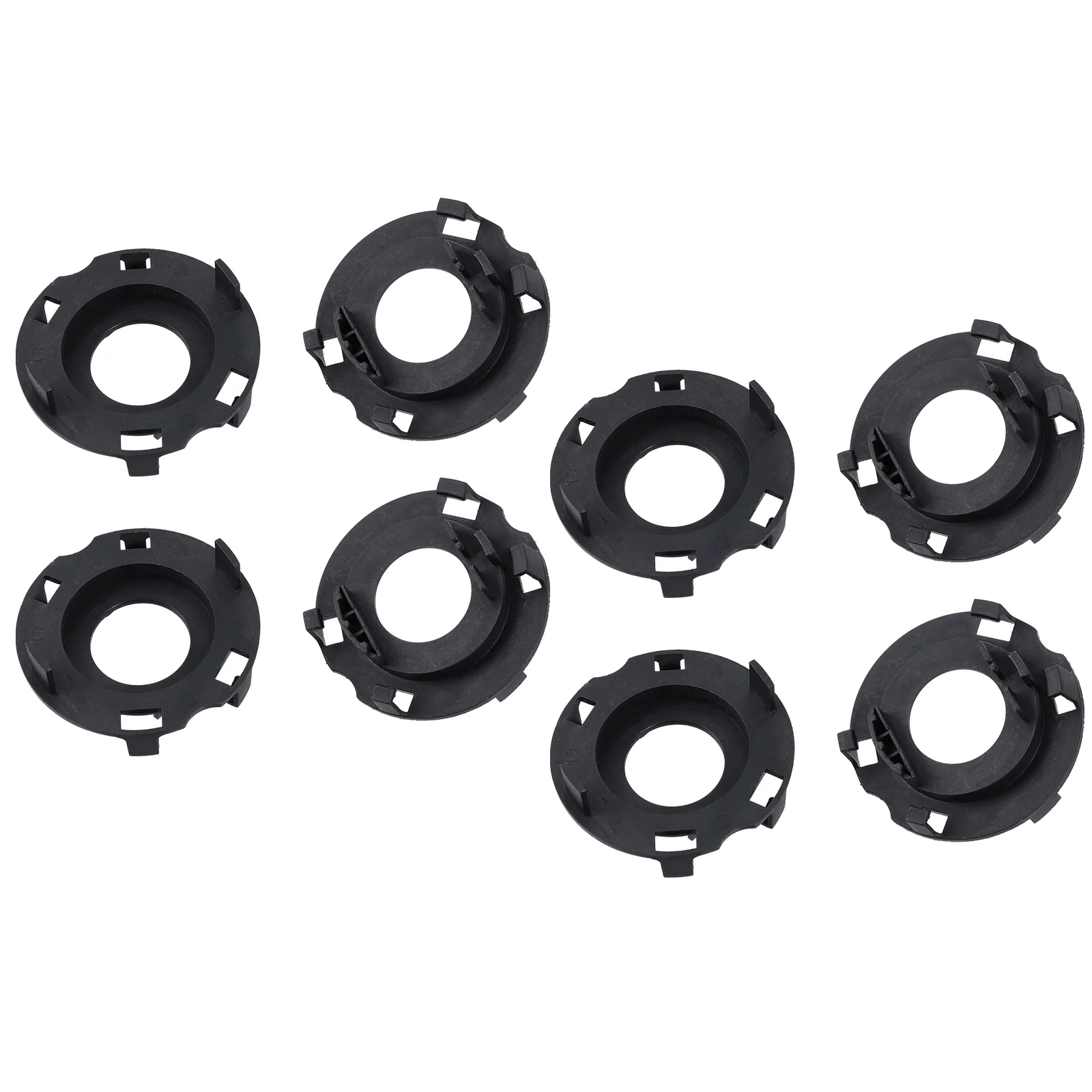 

8 Pcs Headlight Base Auto LED Bulb Holder Headlights Adapters Plastic Bracket Car