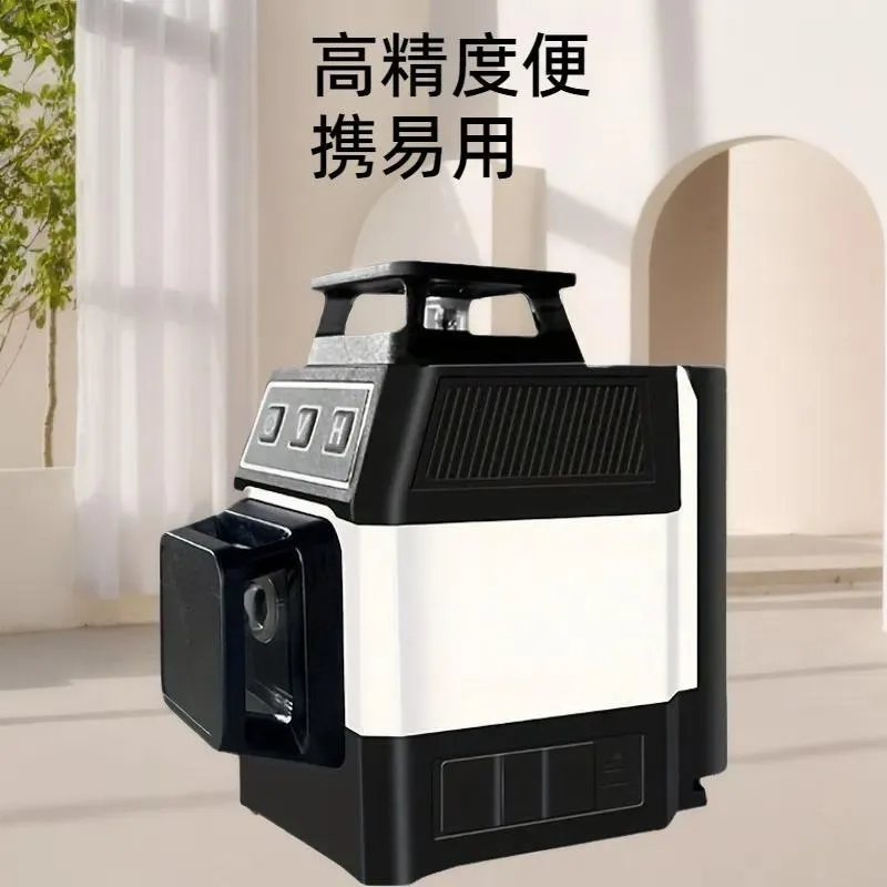 Mini 12 Line Laser Level High Precision Strong Light Thin Line Projector Automatic Leveling Wall and Floor Placement