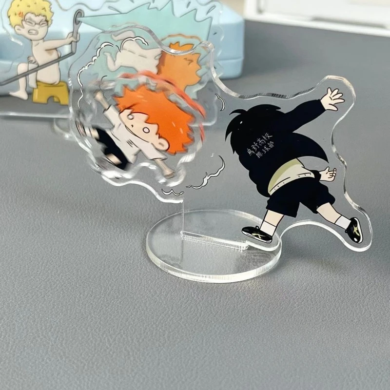 Anime Game Haikyuu!! Shoyo Hinata Tobio Kageyama Kei Tsukishima Cosplay Rotary stand Acrylic Standing Sign Student Xmas Gift