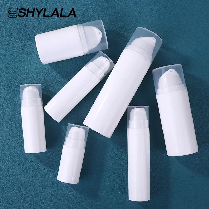 5-50ml Mini Portable Vacuum Press Type Bottle Refillable Makeup Cosmetics For Cream Gel Moisturizers Liquid Lotion Bottles