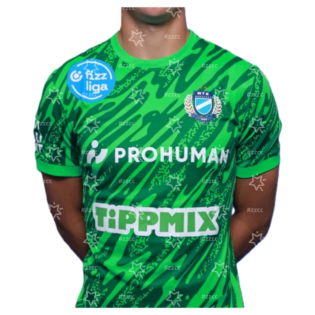 

25-26 OTP Bank Liga MTK Budapest FC футбольная майка Тренировочный костюм для соревнований Осенняя спортивная футболка Dry Quickly Мужская футболка Детская футболка