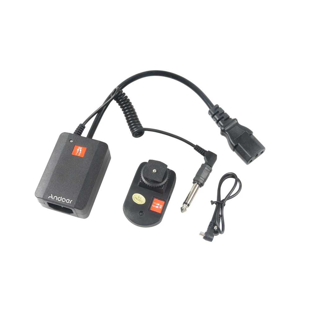 Andoer  AC-04 4 Channels Wireless Radio Studio Flash Trigger Set for Strobe Cable Flash Trigger for nikon wireless