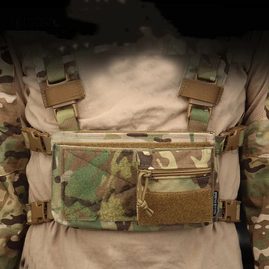 Chaleco táctico militar de carga con bolsillos – Nailon multiusos - imagen 5
