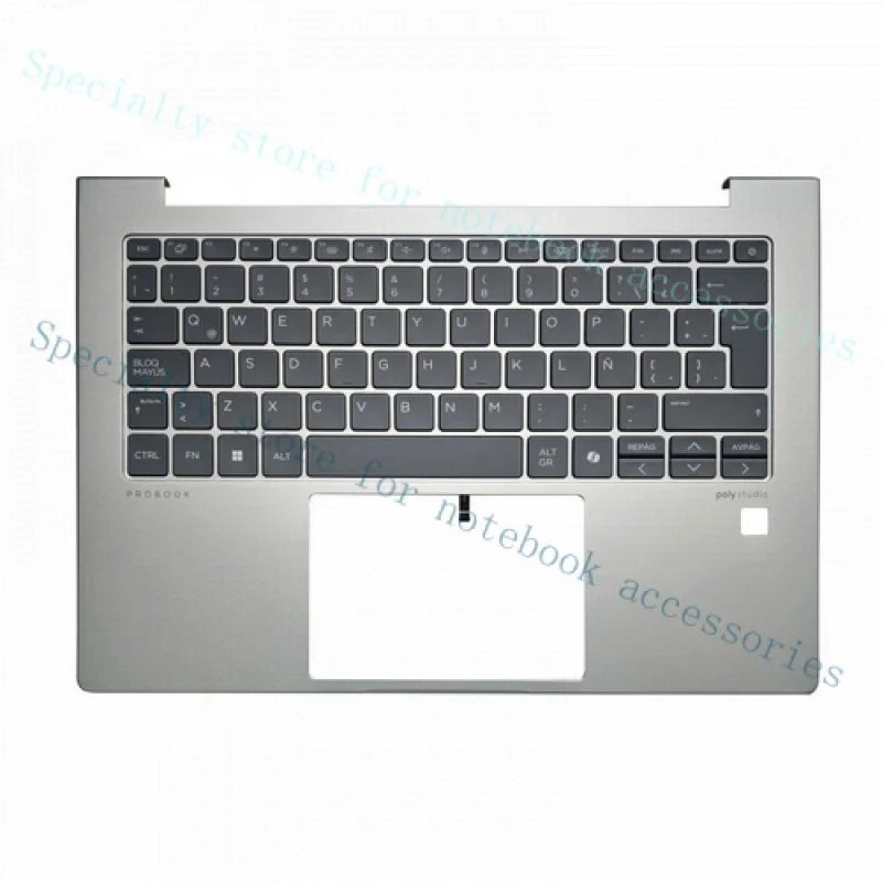 A+ A+ NEW FOR HP Probook 445 G11 440 G11 Latin/Spanish Keyboard Palmrest Case Cover