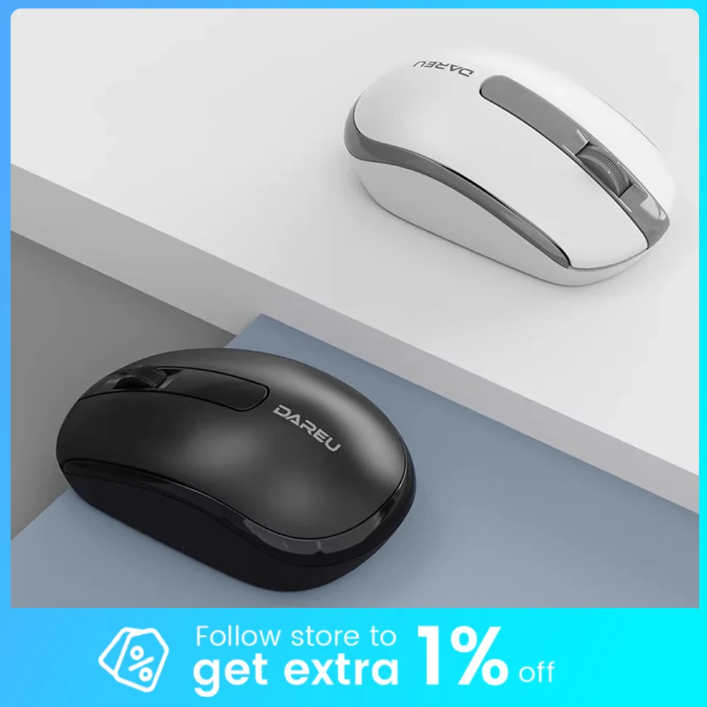 

Мышь DAREU LM105B, три режима, эргономичный дизайн, беспроводная мышь, 78 г, низкая задержка, бесшумная, легкая, для офисной работы, аксессуары для ПК