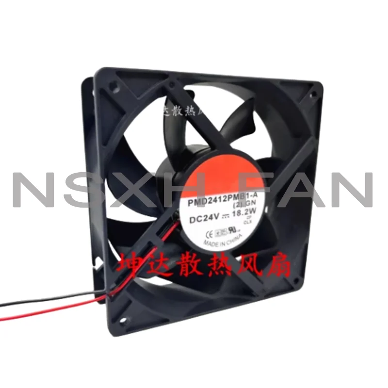 PMD2412PMB1-A（2）GN 18.2w 24V 4200rpm 190CFM Positive Cooling Fan