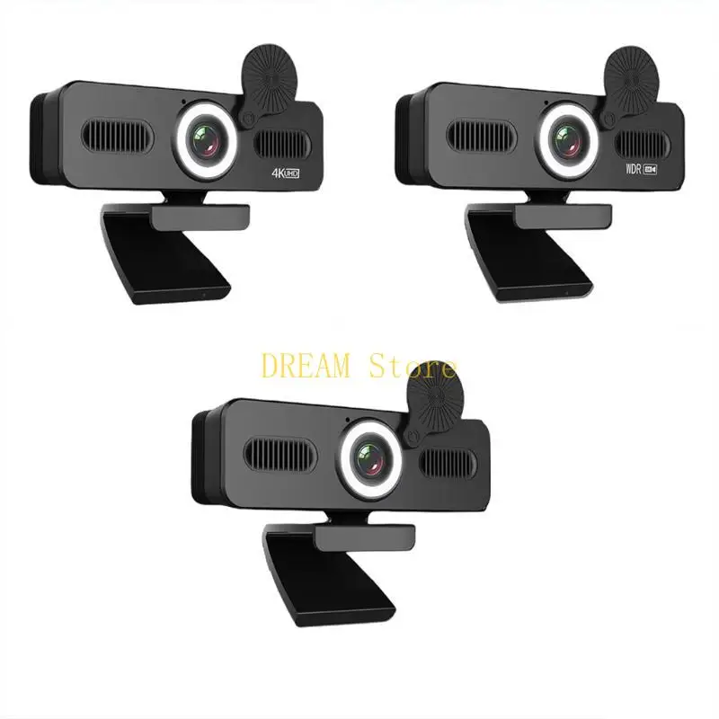 1080P/2K/4K Computer Camera USB Drive ＆Mic Cover Speaker Auto for Focus Web best sale