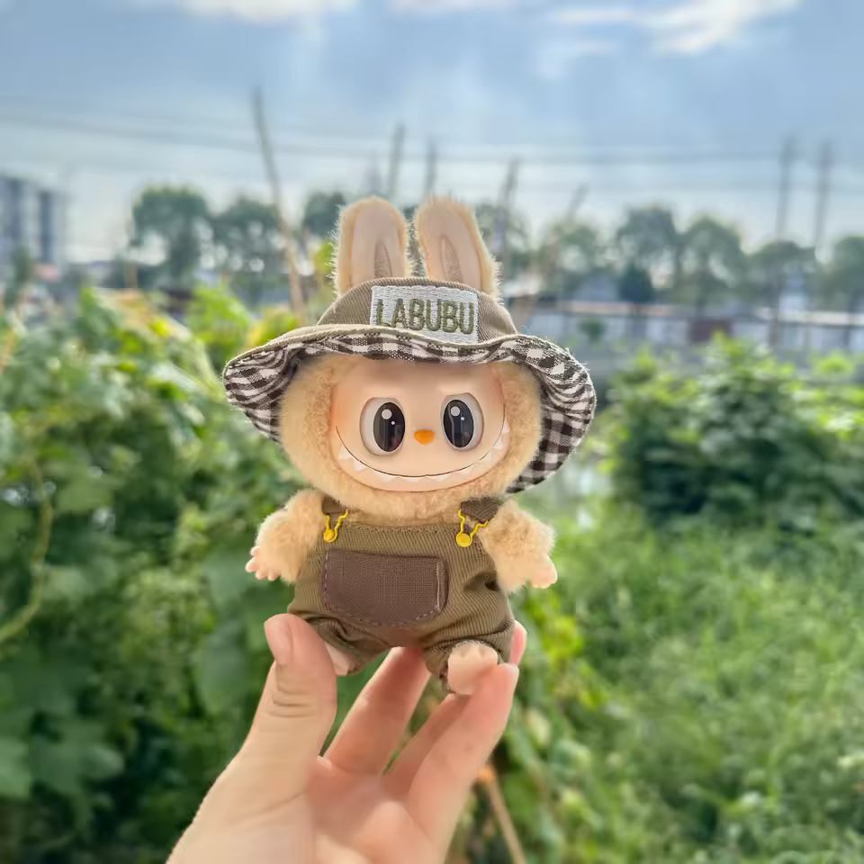 LABUBU Universal Baby Clothes, Doll Cute New Year Set Diy Accessories, Christmas Gifts,Popmart Bubble Mart Doll Accessories - AliExpress 