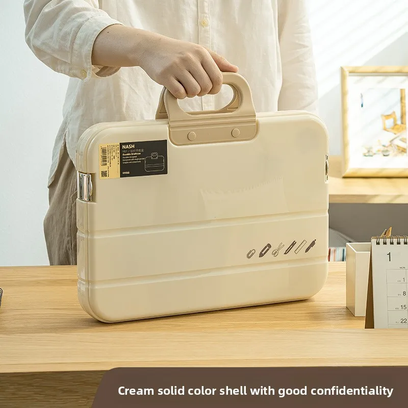 

Portable plastic file bag, organ bag, folder A4 calligraphy information bag, test paper data storage