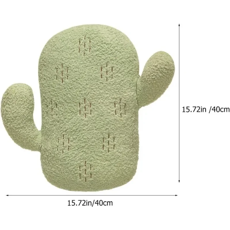 Kuschelige Kaktus-Pflanze, Plüschtier, weiches Pflanzenspielzeug, Kaktus-Kissen, Puppe, Geburtstagsgeschenke für Kinder, Mädchen, Jungen, Foto-Requisiten