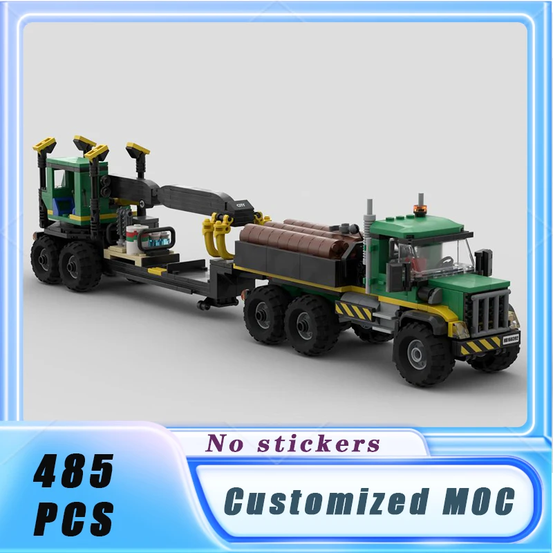 classic-city-vehicle-heavy-haul-logging-truck-loader-building-blocks-model-bricks-assemblare-display-giocattoli-per-bambini-regali