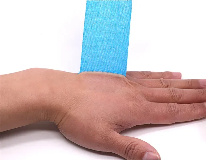 Breite 2.5/3.8/3/5/7/10cm wasserdichtes Kinesiologie-Band Knie-Ellbogen-Stütz-Sport band zur Wiederherstellung von Sport muskels ch merzen – Detail 7