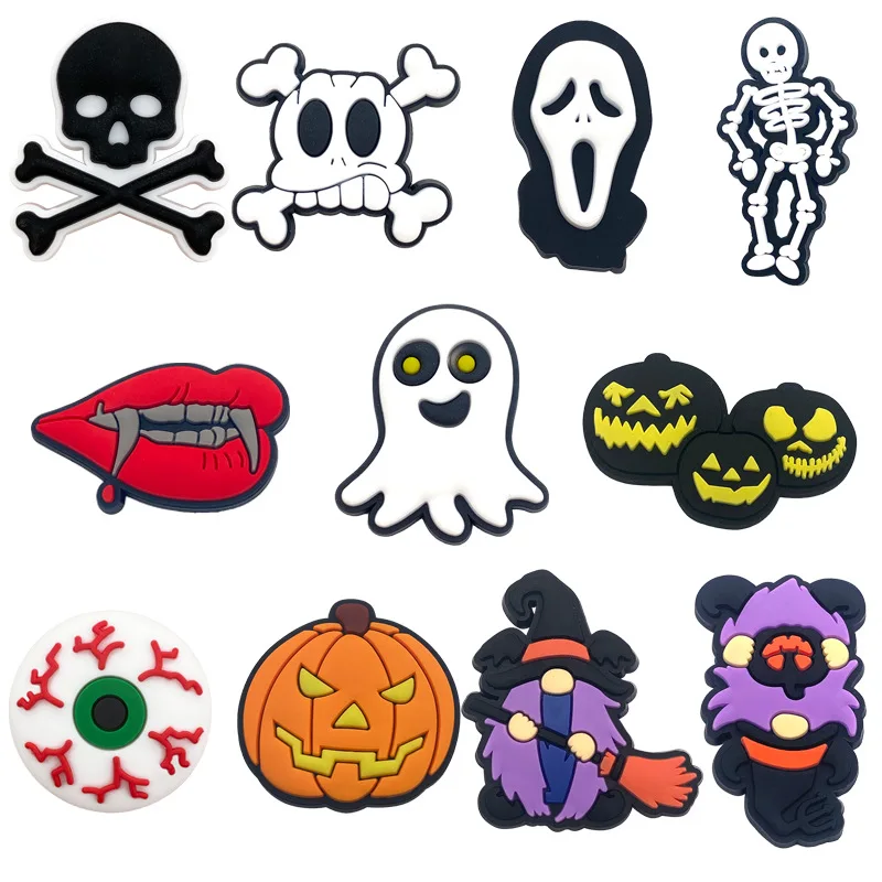 

Shoe Charms Accessories for Crocs Sandals Hot Selling Halloween Hole Shoes DIY Accessories Kawaii Cute Personalized Gifts Y2k