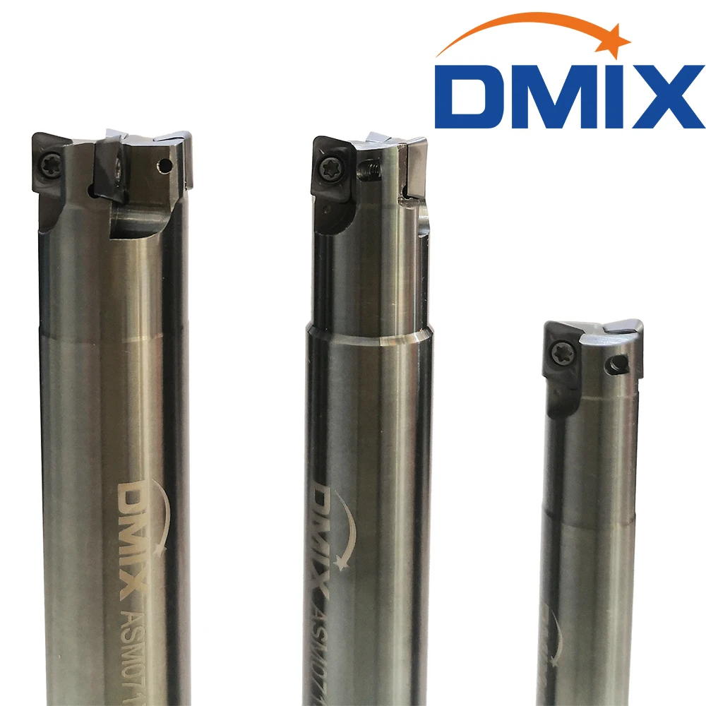 DMIX ASM07 Milling cutters for metal JDMT070204 JDMT070208 Carbide Insert Multi-flute edge diameter end mill lathe tool