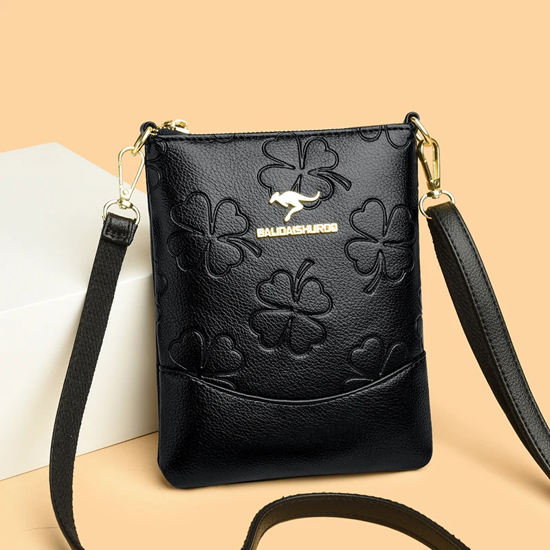 

Модная маленькая сумка для телефона, сумка через плечо для женщин, мягкая кожа, однотонный кошелек, роскошная дизайнерская женская сумка через плечо, дорожная сумка