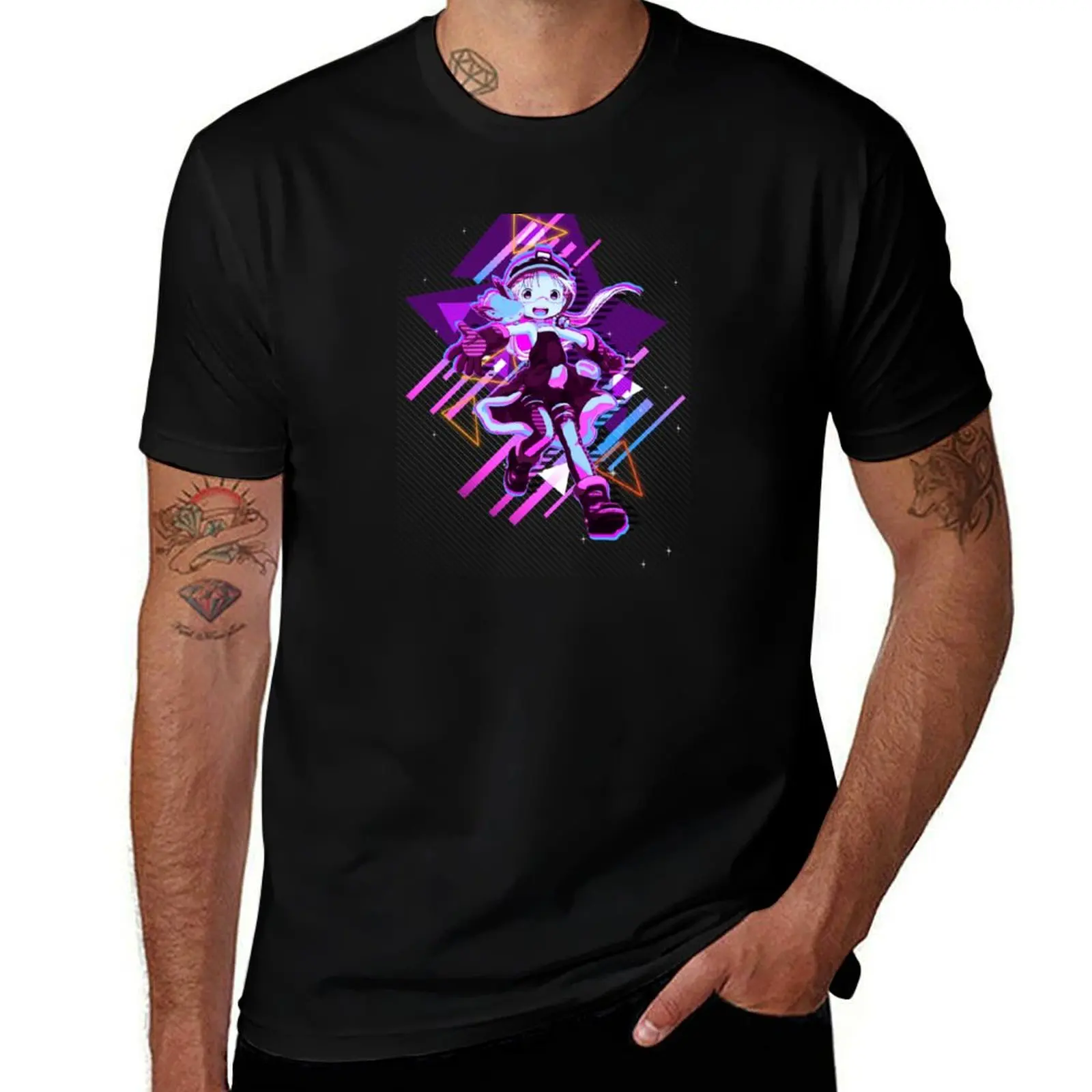 

Riko - Made in Abyss (80s Retro) T-Shirt Stylish Graphic Short Sleeve Top