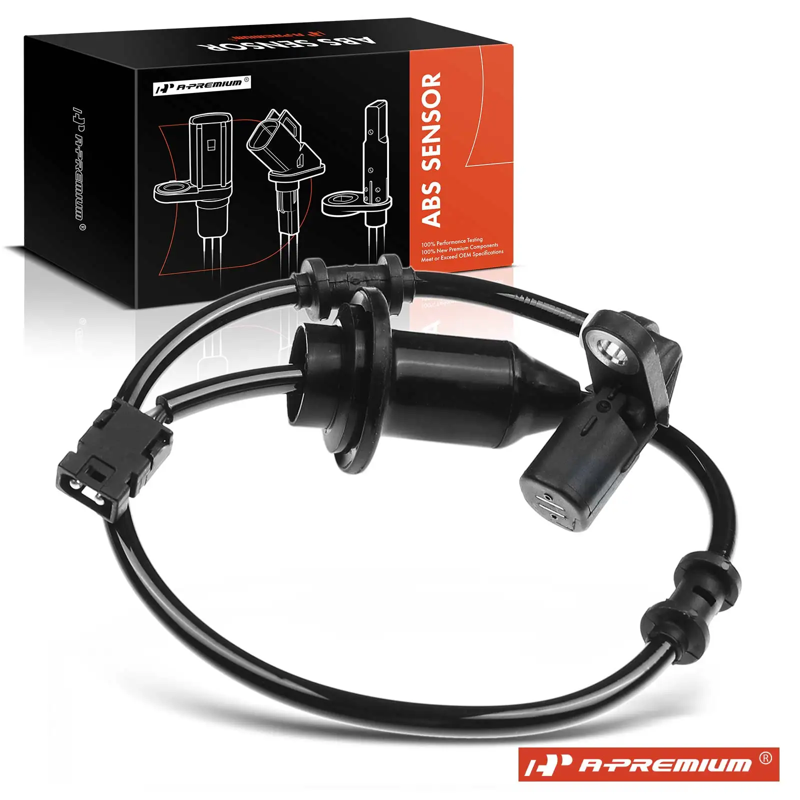 A-Premium Rear Passenger Side ABS Wheel Speed Sensor for Mercedes-Benz SLK230 1998-2000
