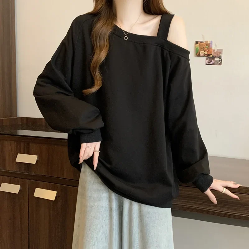 

Толстовки женская зимняя одежда с круглым вырезом и вышивкой украшения для юниоров антихолодная массивная полоска флокированная молодежная студенческая унисекс