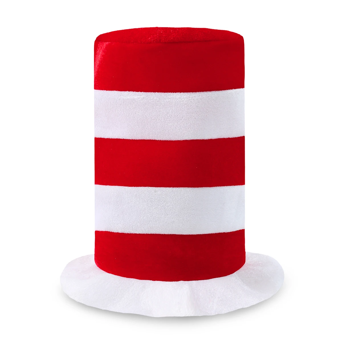 Chapeau de Costume pour tout-petits, haut rayé rouge et blanc, casquette de noël pour enfants, accessoires de spectacle Cosplay pour fête d'anniversaire de 4 à 8 ans