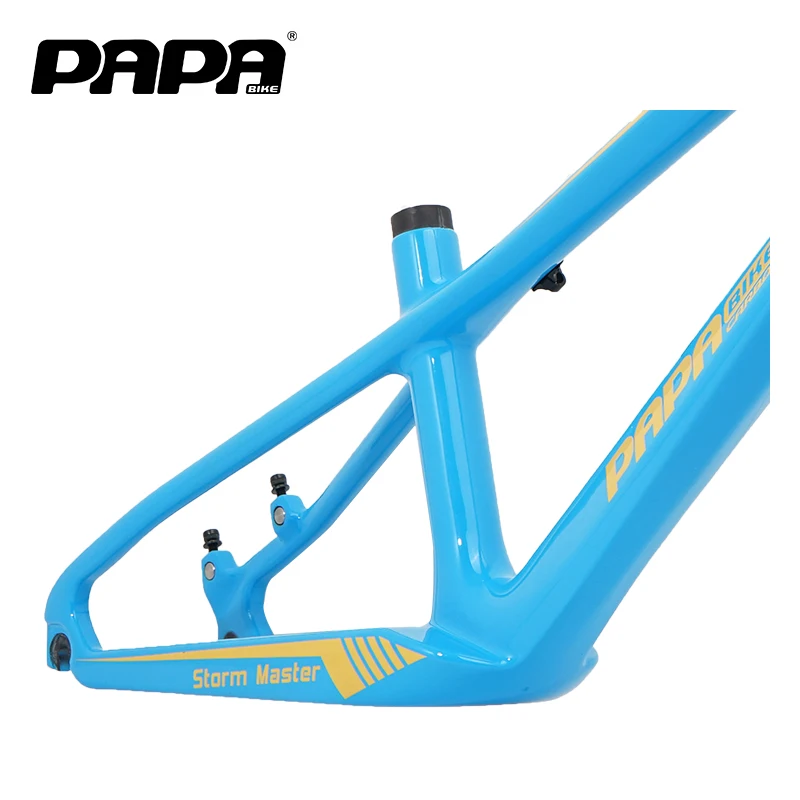 PAPABIKE Storm Master 16 Inch Carbon Frame Double Triangle for Adult Training Run Bike High-end Racing Sparring Balance Bike