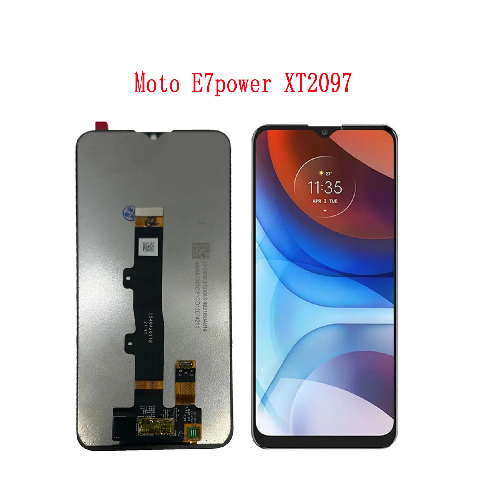 Pantalla LCD táctil para Motorola Moto E7 Power, digitalizador de repuesto para Moto E7 XT2052 E7 Power XT2097