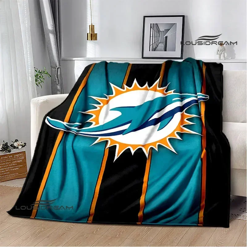 3D rugby football printed blanket picnic blanket Warm Flannel blankets Soft and comfortable blanket bed linings Birthday Gift