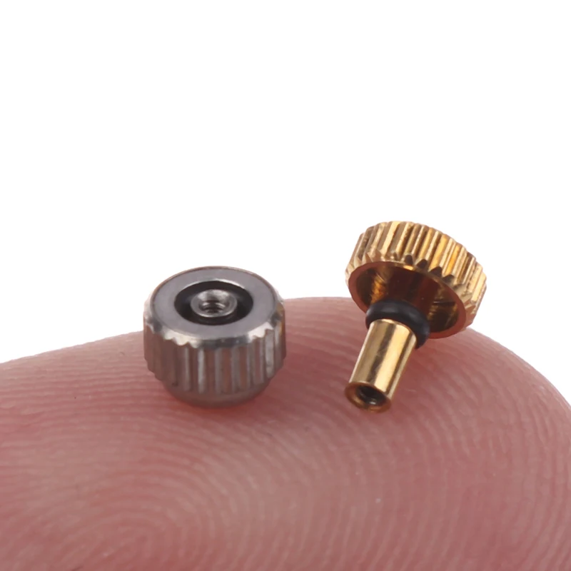 1/5Pcs 7009 8200 Watch Crown Head Ccrown Stainless Steel Watch Head Handle For 46941 46943 Movement Thick Tube Watch Accessories