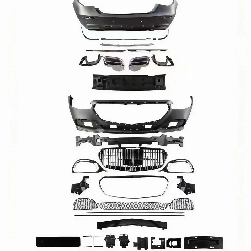 

Suitable for 20-25 S-Class W223 Modified Front Bumper Grille Rear Bumper Lip and Throat Surround Fender