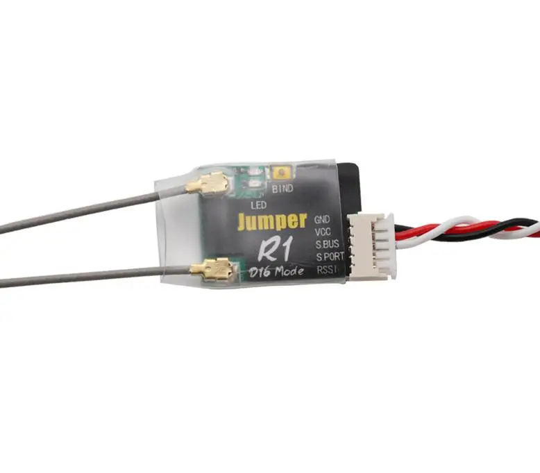 Jumper R1 Mini Receiver Compatible with FrSky D16 XM+ XSR R1F R900/mini  RXSR SBUS RSSI SPORT Jumper T-Lite T18 T16 T12 T8SG