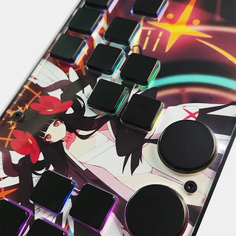 Impactx Rhythm Game Mechanical Keyboard Customized Wired Hot Swap Low Profile RGB QMK VIA E-sports Gaming Keyboard Accessories