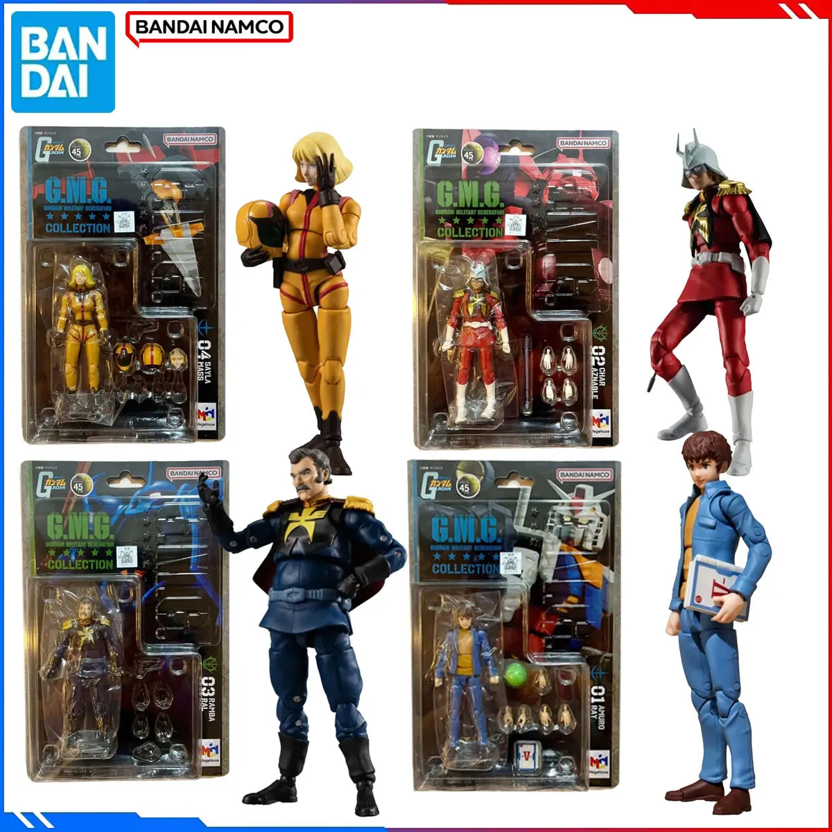 

Genuine Original Figure Model Kits Char Aznable Ramba Ral Sayla Mass Amuro Ray Anime Figures Action Model Toys Gift for Kids