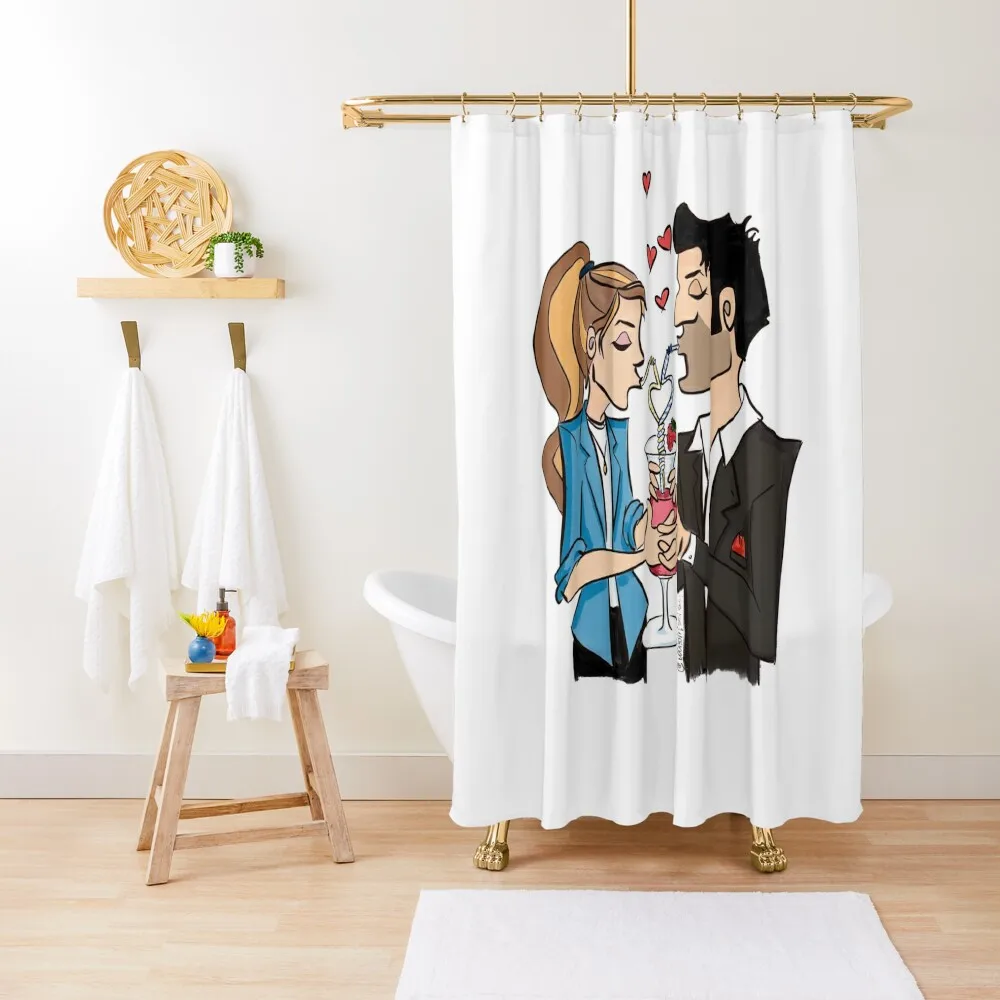 

Smoothie slurping smoothies Shower Curtain Anime Shower Cute Shower Bath Luxury Bathroom Curtain