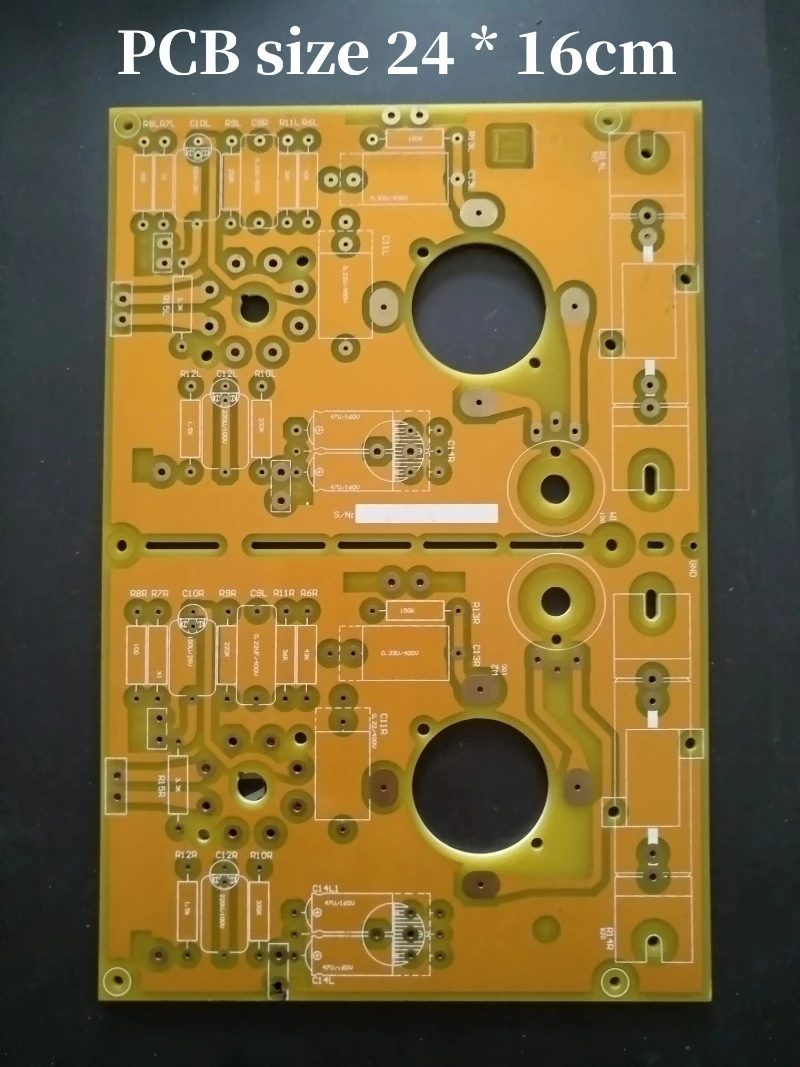 300B Single ended PCB for Newly Reproduced  Left Circuit