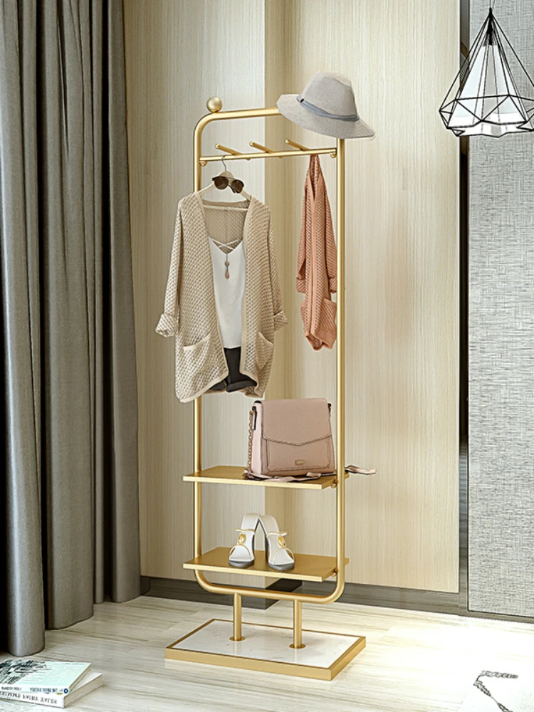 YY Nordic Simple Modern Hanger Clothes Clothes Rack Multi-Functional Household Clothes Shelf Concave Fashion