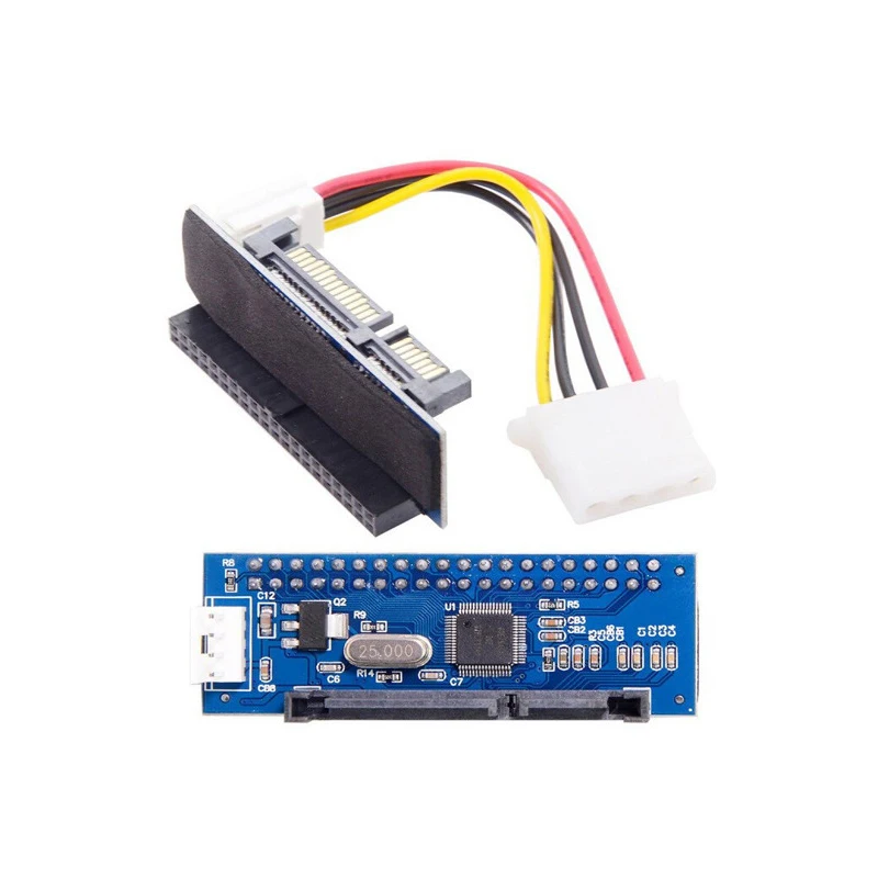 IDE to SATA Converter Card for 3.5inch Old Style HDD CD Drive Writer Parallel Port to Serial Port Extend Adapter