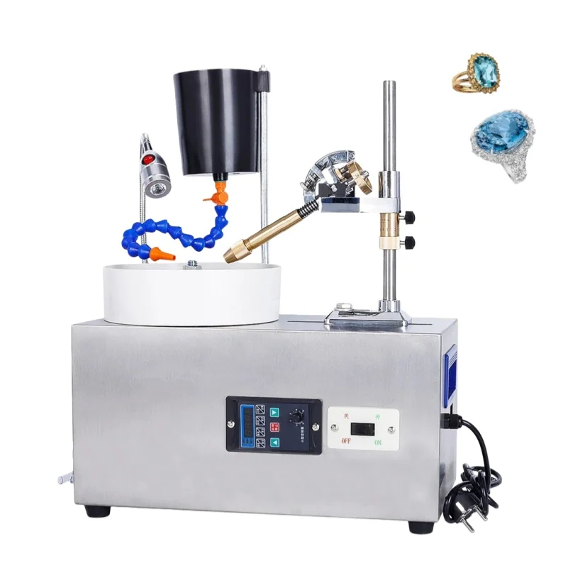 Industrial Jewelry Engraving Machine for Gemstone Grinding and Polishing with Small Electric Fader