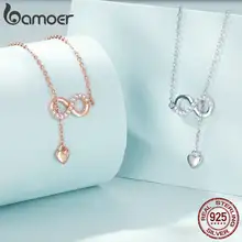 925 Silver Infinity Love Pendant Necklace #2