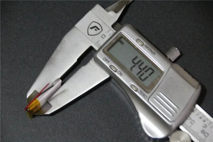 Bateria de polímero de lítio 3.7V com temporizador automático para fone de ouvido Bluetooth 401025   carregamento universal núcleo 85mAh pico recarregável Li-ion Cell