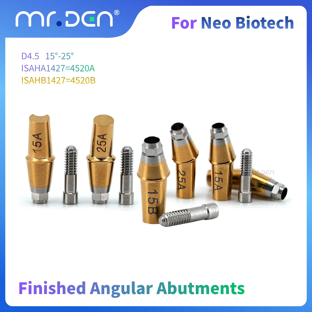 

5Sets High Quality Titanium Alloy Finished 15°/25° Abutment For Nobelbiocare Dental Implant Accessories Clinic Supplies
