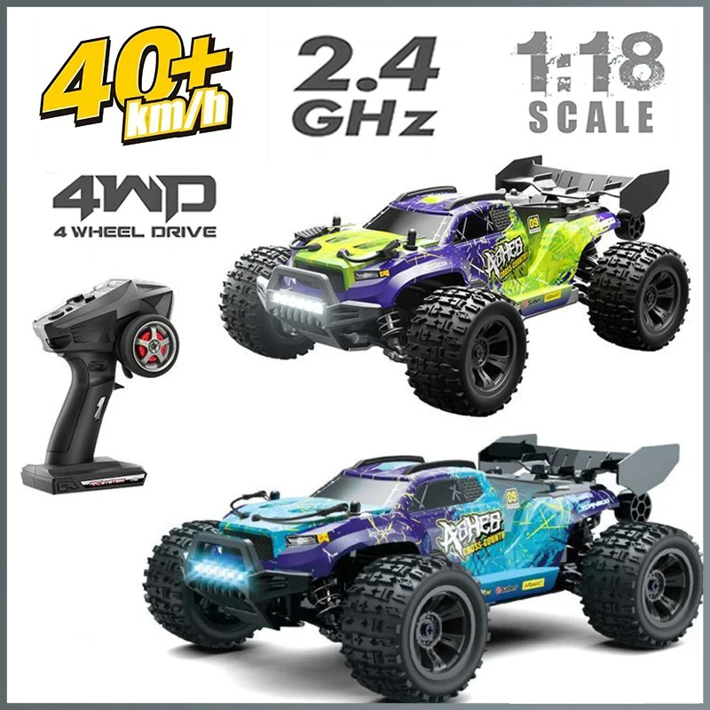 

1:18 40km/h Brushless RC Drift Car With LED Lights 4WD Electric High Speed Racing Remote Control Monster Truck for Kids Adults