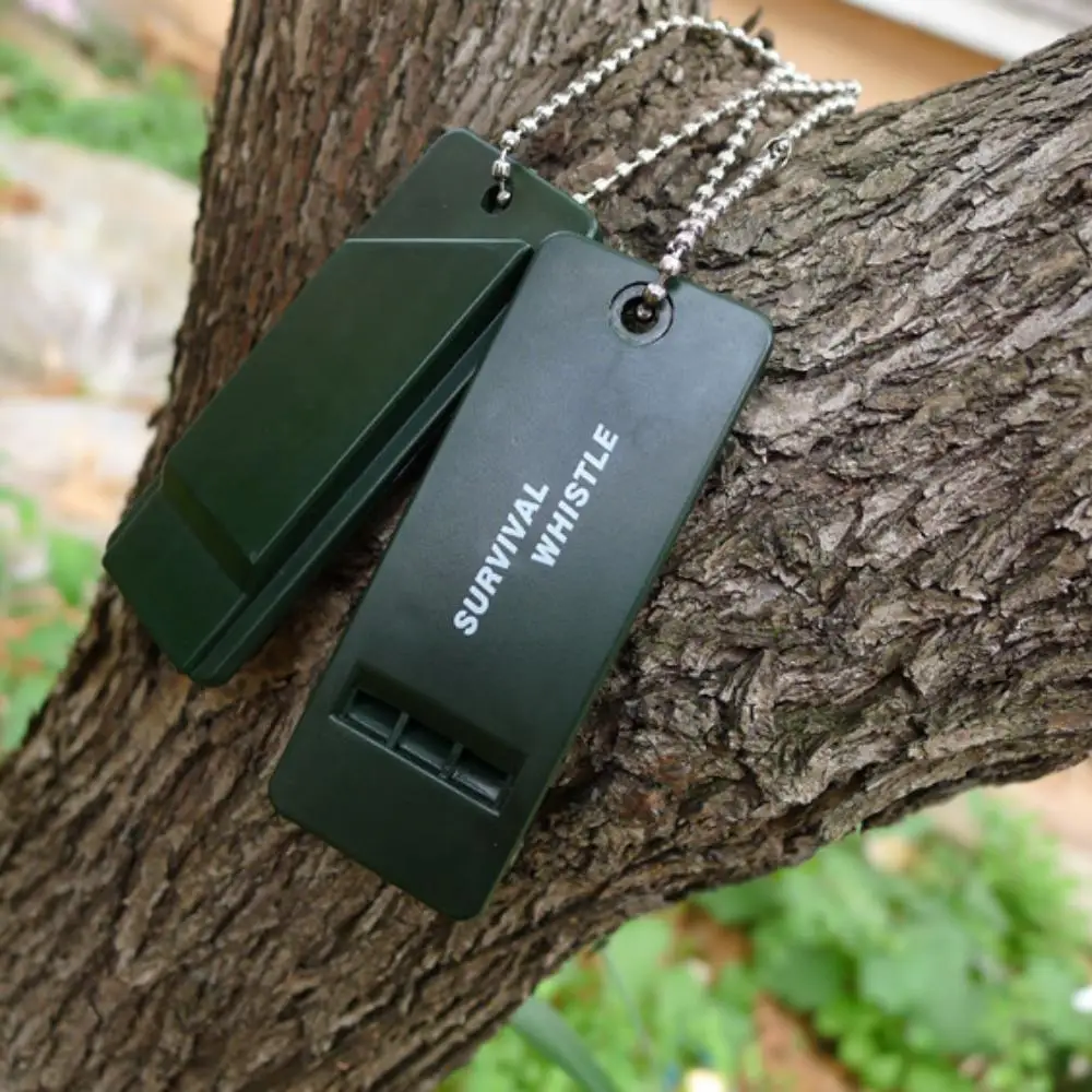 Triple Frequency Outdoor Survival Whistle, Outdoor Survival and Rescue Equipment, High Pitched High-Frequency Coach Whistle