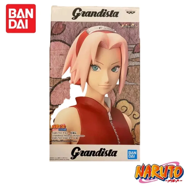 สินค้าพร้อมส่ง ของแท้จาก Bandai ซีรีส์ Grandista Scenery รุ่น Shinobi Relations ฮารุโนะ ซากุระ ฟิกเกอร์อนิเมะ ของเล่นสะสม ของตกแต่ง ของขวัญ