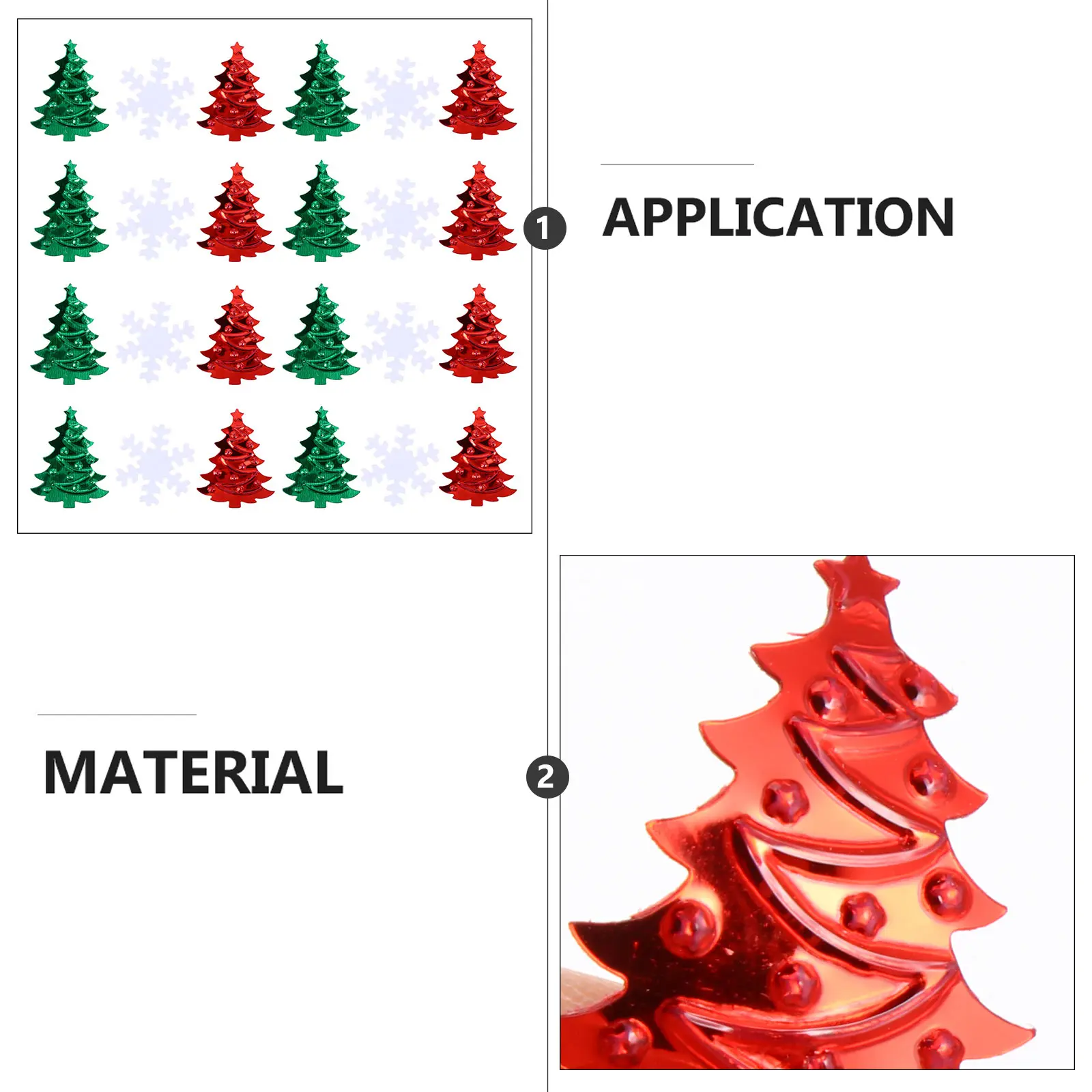 

Christmas Confetti 3 Packs Plastic Sequins Decor Party Bride Snowflakes Wedding Birthday Glitter ornaments decoration enhance