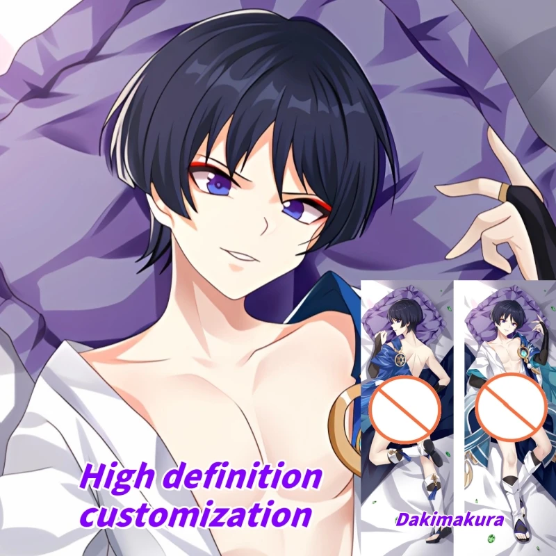 

Dakimakura Anime Pillow Case Genshin Impact wanderer Double-sided Print Of Life-size Body Pillowcase Gifts