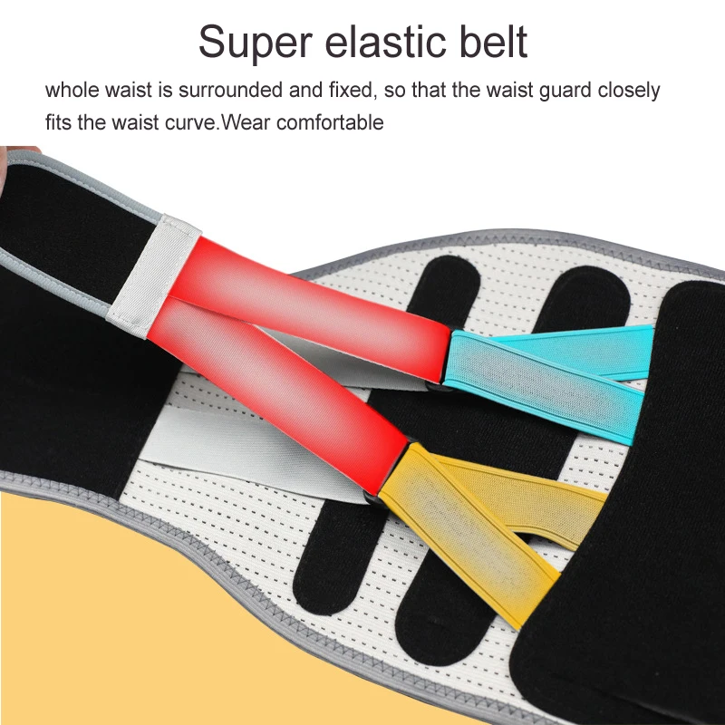 Newest Widen Steel Keel Waist Back Pain Brace Spine Support Lumbar Herniated Disc Sciatica Orthopedic Posture Corrector Belt Men